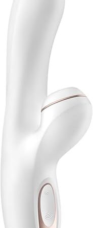 Vibrator Rabbit Pro+ G-Spot, Dual Motor Personal Massager with Air Pulse Technology, Body-Safe Silicone, Magnetic Charging