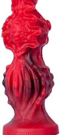 Abyss Anal Beads Dildo: Triple-Size Silicone Fantasy Dildo with Suction Cup - Anal Plug Dildo Prostate Stimulator, Sex Toys for Women Thrusting Dildo Textured for Men (A106-S)