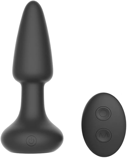 Anal Vibrator Vibrating Butt Plug Rechargeable with Remote Control 10 Vibration Modes Waterproof Anal Sex Toys for Women