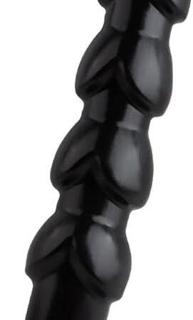 9.5in/24cm Huge Silicone Pagoda Large Particles Sucker Anal Plug. Soft Dildos G-spot Vagina Stimulator Training Thrusting Orgasm Tease Masturbator Sex Toy for Women Female Men Male Unisex (Black)