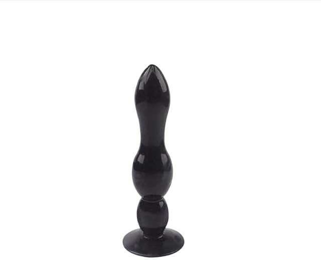 Anal Butt Plug Silicone Anal Dildo No Vibrator Prostate Massager Anal Beads Plug G Spot Butt Plug Anal Sex Toys Couple (Color : Dark Blue)