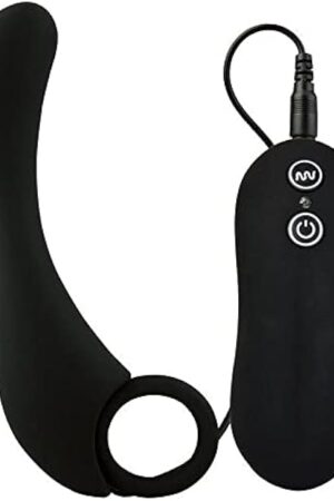 Vibrating Prostate Massager - Anal Sex Toy for Men - P-Spot Orgasm Stimulator - Multi-Function Vibrating Adult Novelty