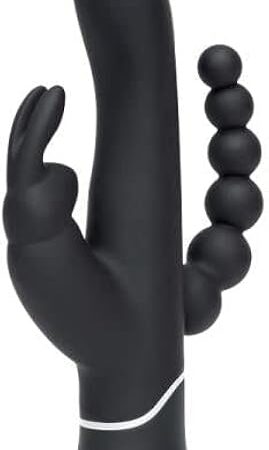 Happy Rabbit Triple Curve Black Vibrator