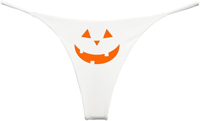 Halloween Pumpkin Panty G String Thong