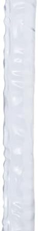 Doc Johnson Crystal Jellies - Double Dong -18 Inch - Double Sided Dildo - Clear
