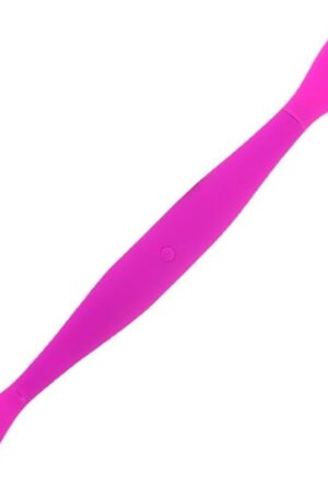 Double-Ended Bendable G-spot Dildo Vibrator, Dual Motor Stimulator with 7 Vibration Mode, Vaginal Anal Silicone Waterproof Quiet Rechargeable Stimulator Adult Sex Toy for Couple Pleasure
