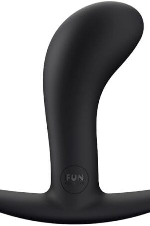 Fun Factory Adult Toys | Bootie Butt Plug Sex Toy | Curved Anal Plug Adult Toy | Sex Toys for Women, Men, & Couples (Black Medium)