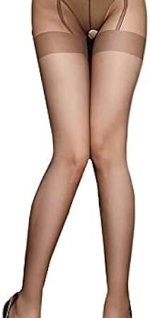 xoxingysm Lingerie for Women Sexy Fishnet Tights Lace Suspender Pantyhose G-String High Waist Stockings Bodysuit Underwear