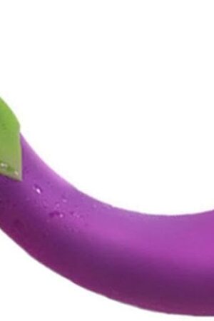 Funny Eggplant Vibrator with 10-Modes Vibration, Clitoralis Stimulator for Clit Nipple Anal Stimulation, Waterproof, Rechargeable Sex Toy Vibrators for Women