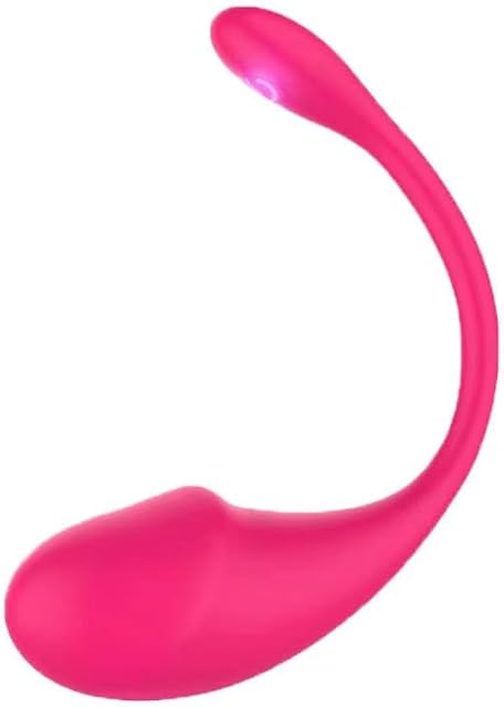 Generic Anal Plug Wearable G Spot Dildo Vibrator APP Remote Control Wear Vibrating Egg Sex Toys for Women Adults Panties Jump Egg Vibrator, Red