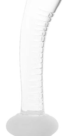 Icicles No 88 Glass G Spot Wand with Lube 1oz | Harness Compabitle Strap-on Dildos | G-Spot P-Spot Massager | Realistic Dildos