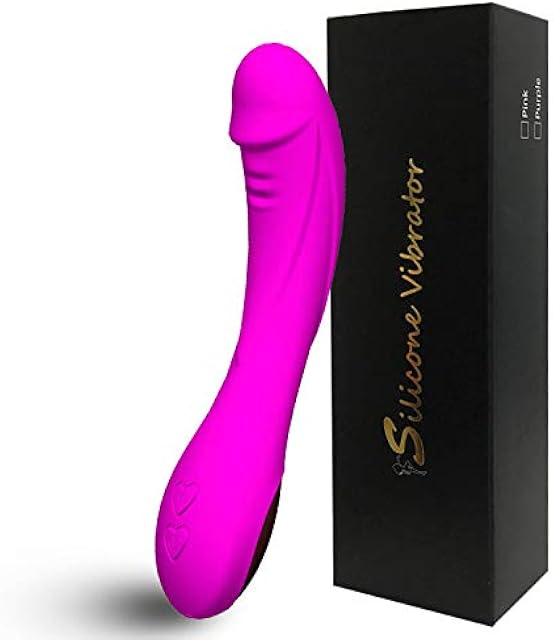 G Spot Vibrator Dildo Adult Sex Toys,Soft Rechargeable Silicone Anal Dildo Sex Toy with 12 Powerful Vibration Modes Massager for Vagina and Anal Stimulation for Women and Couple