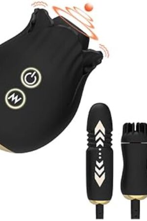 4 in 1 Vibrating Vibrator, Remote Control Vibrator, Waterproof Clitoral Massager with 10 Modes for Women