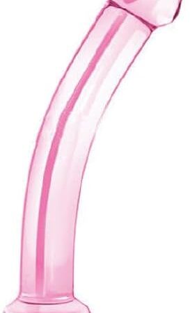 ASK GRANDPA GOURMET COFFEES Everyday Sexy Glass Dildo - Pink, 18 3.5 cm/7.1 1.4 Inch