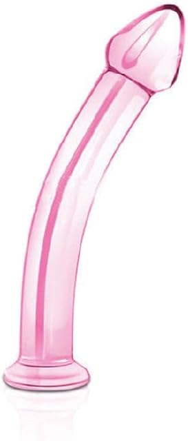 ASK GRANDPA GOURMET COFFEES Everyday Sexy Glass Dildo - Pink, 18 3.5 cm/7.1 1.4 Inch