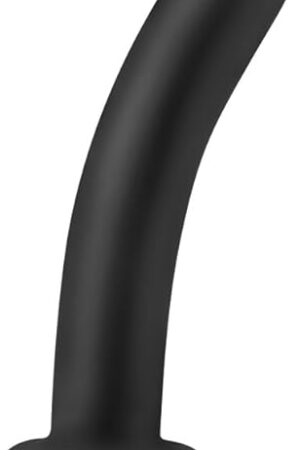 Harness Strap On Dildo Silicone G-spot Anal Trainer Dildo with Suction Cup Prostate Massage Sex Toys for Gay Lesbian Couples Play (S)