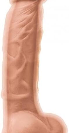 Colours Dual Density 5 inches Dildo Beige