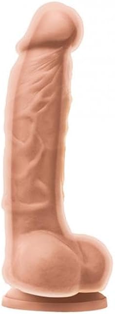 Colours Dual Density 5 inches Dildo Beige