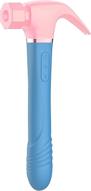 Hammer Vibrator Sex Toys, G Spot Vibrator with 7 Sucking & Thrusting 10 Vibration Modes, Thrusting Vibrator for Stimulator, Personal Massager for Women Adult Toys (Pink)