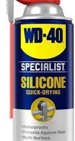 WD-40 Specialist Silicone Lubricant with Smart Straw Sprays 2 Ways, Twin-Pack, 11 OZ, [12-Pack]