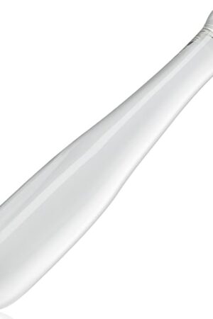 Anal Butt Plug Glass Anal Trainer Baseball Bat Clear Chrystal Pleasure Wand Anal Adult Sex Toy for Men Women Couples Masturbation (Large)