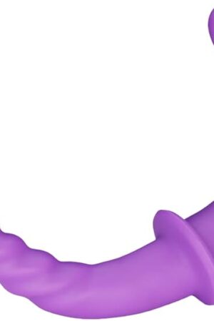 13"Strapless Strap on Dildos Realistic Silicone Dildo Adult Sex Toy Double-Ended-Dildos Purple