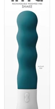 Inya Shake Rechargeable Silicone Vibrator (Teal)