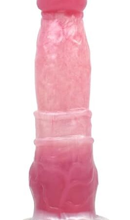 Animal Dildo 8.6" Silicone Dildo Vagina g-spot Anal Stimulation Realistic Animal Penis Adult Sex Toys for Beginners and Couples