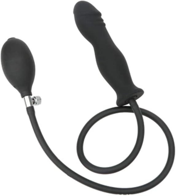 ERUN Silicone Inflatable Butt Plug, Anal Sex Toys Anal Plug Medical Grade for Male, Female and Beginners, Adult Sex Toys & Games