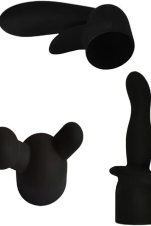 3Pcs Magic Wand Attachments, Mini Massager Attachments Enhance Sensations for Women Vaginal Clitoris Silicone Vibrator Attachment - Inner Diameter 157??