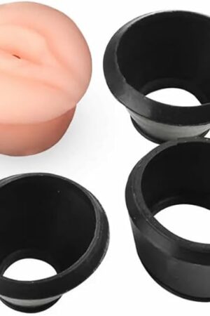 4-Pack Premium Men's Penis Pump Sleeve Masturbator Cover, Small Realistic Vagina Sleeve Replacement Seal Cover Erection Pumps for Male Enhancement Male Enlarging Pump Sleeve