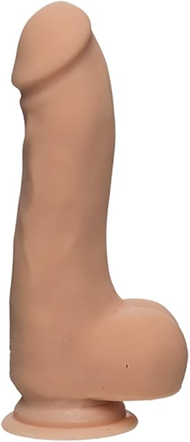 Doc Johnson The D - Master D - 7.5 Inch with Balls - FIRMSKYN - 7.5" Long and 2" Wide - Strong Suction Cup Base - O-Ring Harness Compatible Dildo - for Adults Only, Vanilla