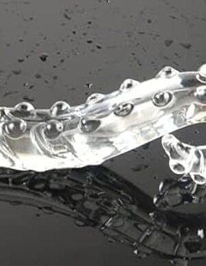 Glass Pleasure Wand Tentacle Glass Dildo for Women 6 inch