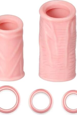 5PCS Male Foreskin Corrector Resistance Dick Extender Cockring Delay Ejaculation Penis Girth Penis Sleeve, Cook Rings for Men Erection Sex Toys for Men