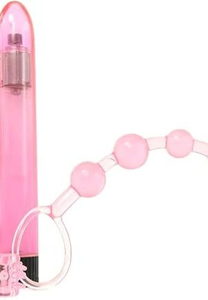 CalExotics Starter Lovers Kit  Adult Sex Toys For Couples - Waterproof Vibrator with Sleeve Anal Beads & Enhancement Ring Set  Multi Speed Personal Massager