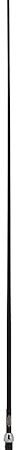 Weaver Leather Tennis Grip Pig Whip, Black with Black Handle, 40"