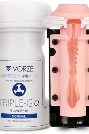 A10 Piston SA Inner Sleeve Triple-G?, Male Masturbator Cup, Japanese Onahole, Pocket Pussy with Thick, Elastic & Stretchy Material, Blowjob, Sucking & Vacuum Stroker, Three Different Texture