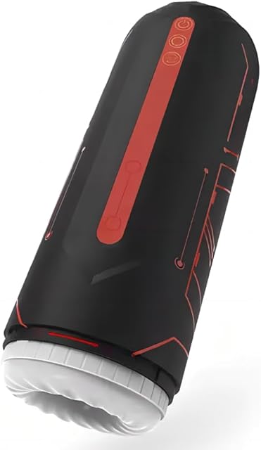 Automatic Male Masturbators, Vibrating Male Masturbator Cup with 7 Thrusting &Heating Modes Male Sex Toy, Electric Pocket Pussy for Man Masturbation, Adult Blowjob Sex Toy for Men Masturbation