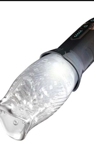 Automatic Sucking Male Masturbators - Upgraded 10 Vibration & Suction Hands Free Pocket Pussy Male Stroker Realistic Textured, Blowjob Toy Mens Adult Male Sex Toys for Men (Black)