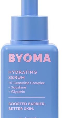 BYOMA Hydrating Serum - Moisturizing Facial Serum with Squalane, Glycerin & Ceramides - Hydrating for Glowing, Dewy Skin - 101 fl oz
