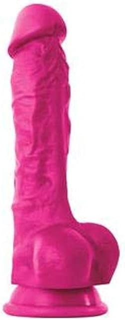 Colours Pleasures 7 inches Silicone Dildo Pink