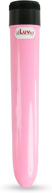 LeLuv 7" Classic Showerproof Vibrator Multi-Speed Massager - Pink