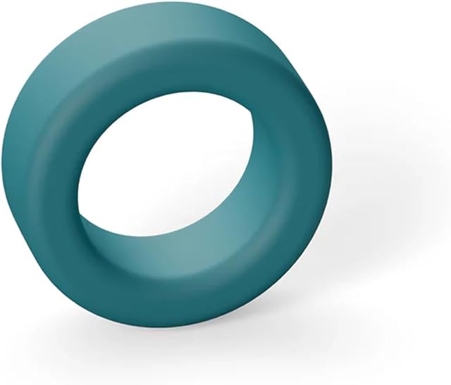 Cock Ring Cool Ring - Petrol Blue, Ultra Soft 100% Liquid Silicone Penis Ring, Stretchy & Flexible, Waterproof Adult Toys for Men, Sex Toys for Penis & Testicles, Sex Toys for Couples