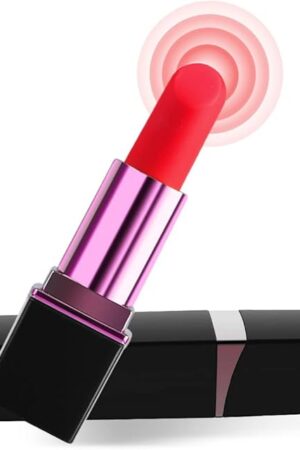 Bullet Vibrator Lipstick Shape with 10 Vibration Modes Sex Toys for Women or Couples Clitorals Stimulator Licking Toy for Woman Pleasure G Spot Vaginal Clit Vibrating Womens Toys for Adult Pleasure