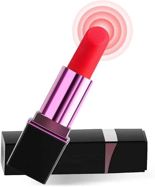 Bullet Vibrator Lipstick Shape with 10 Vibration Modes Sex Toys for Women or Couples Clitorals Stimulator Licking Toy for Woman Pleasure G Spot Vaginal Clit Vibrating Womens Toys for Adult Pleasure