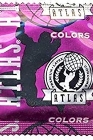 Atlas Assorted Colors Condoms (Pack of 48)