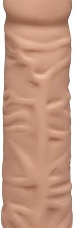 Doc Johnson The D Shakin' Vibrating Dildo, Caramel, 7 Inch
