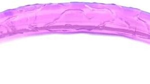 Honeypleasures 18 inch Realistic Double Ended Double Sided Dildo for Vaginal or Anal Penetration Girl on Girl Partner or Solo Play Purple