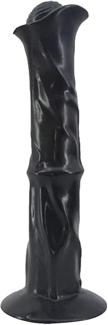 Animal Dildo, Realistic Horse Penis 12.6 inch Ultra Long Cock with Big Suction Cup Female Masturbator Vaginal Massage for Women (Black)