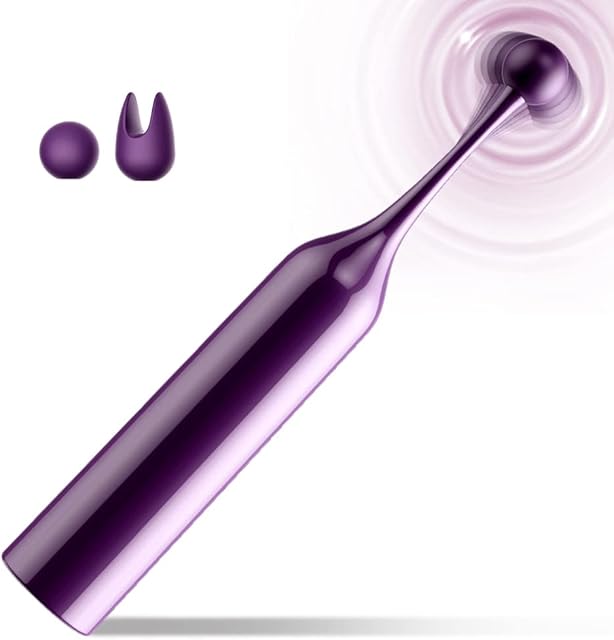 Clitoral Vibrator Sex Stimulator Toy for Women Pleasure, Precision Targeted Nipple Clip Mini Anal Clit Bullet Vibrator with 10 Powerful Vibrations, Rechargeable Quiet Female Adult Toy?